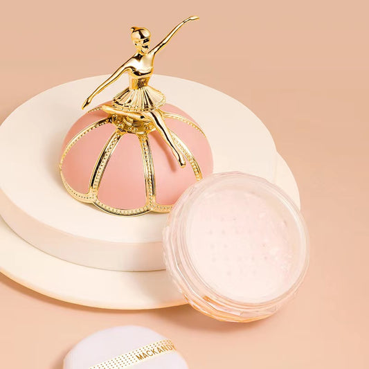 Ballerina setting powder loose powder