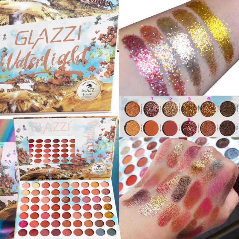 Glazzi eyeshadow palette 63 colors