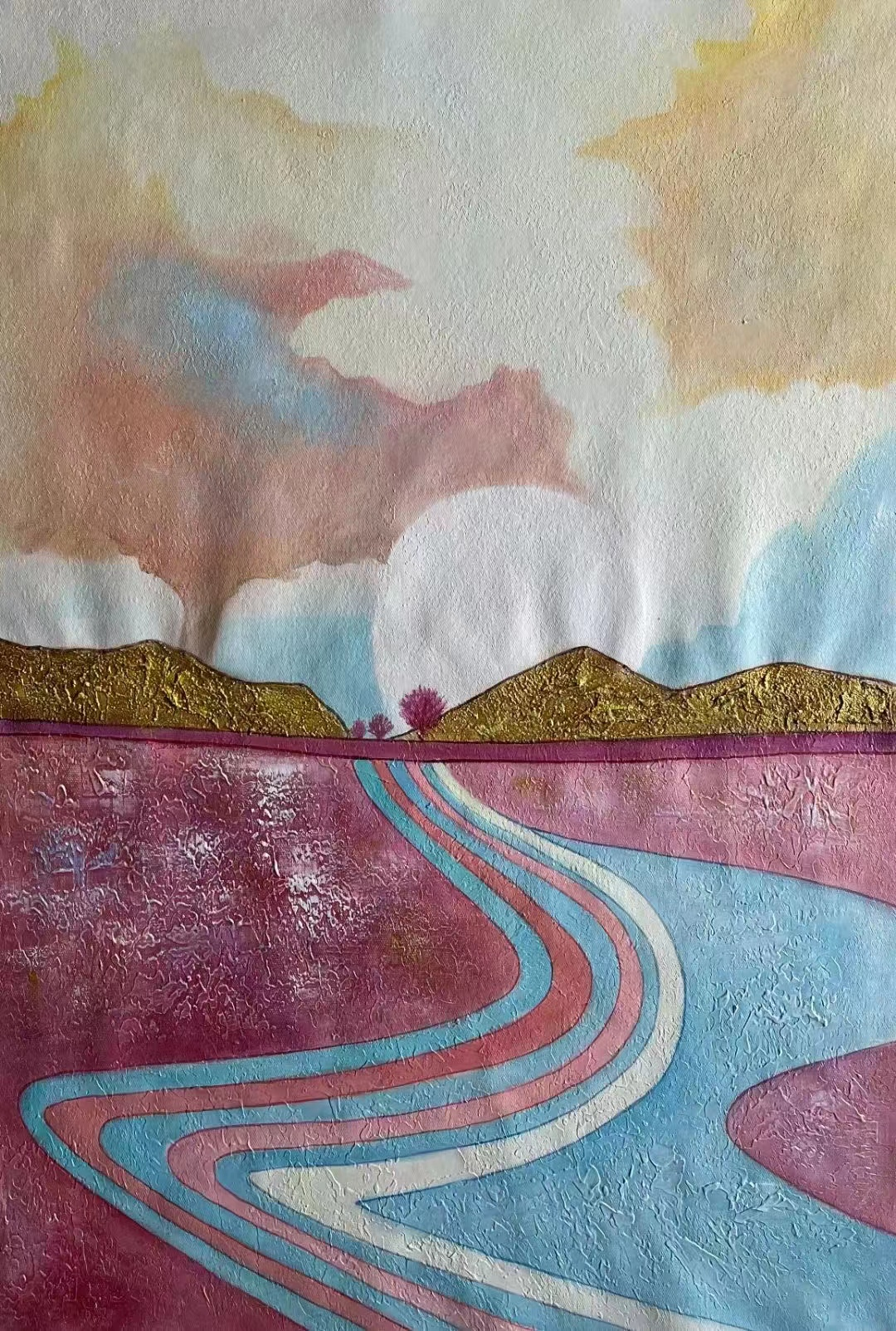 Decorative abstract painting