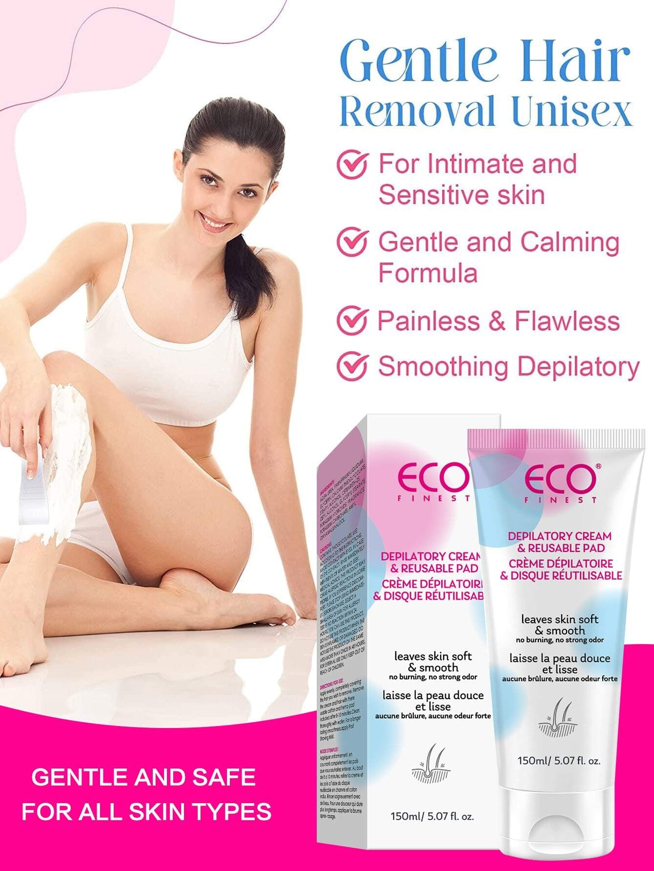 ECO Ha R Cea 150m5.07oz, 1pcs Body Care Wax Comfort Cosmetic