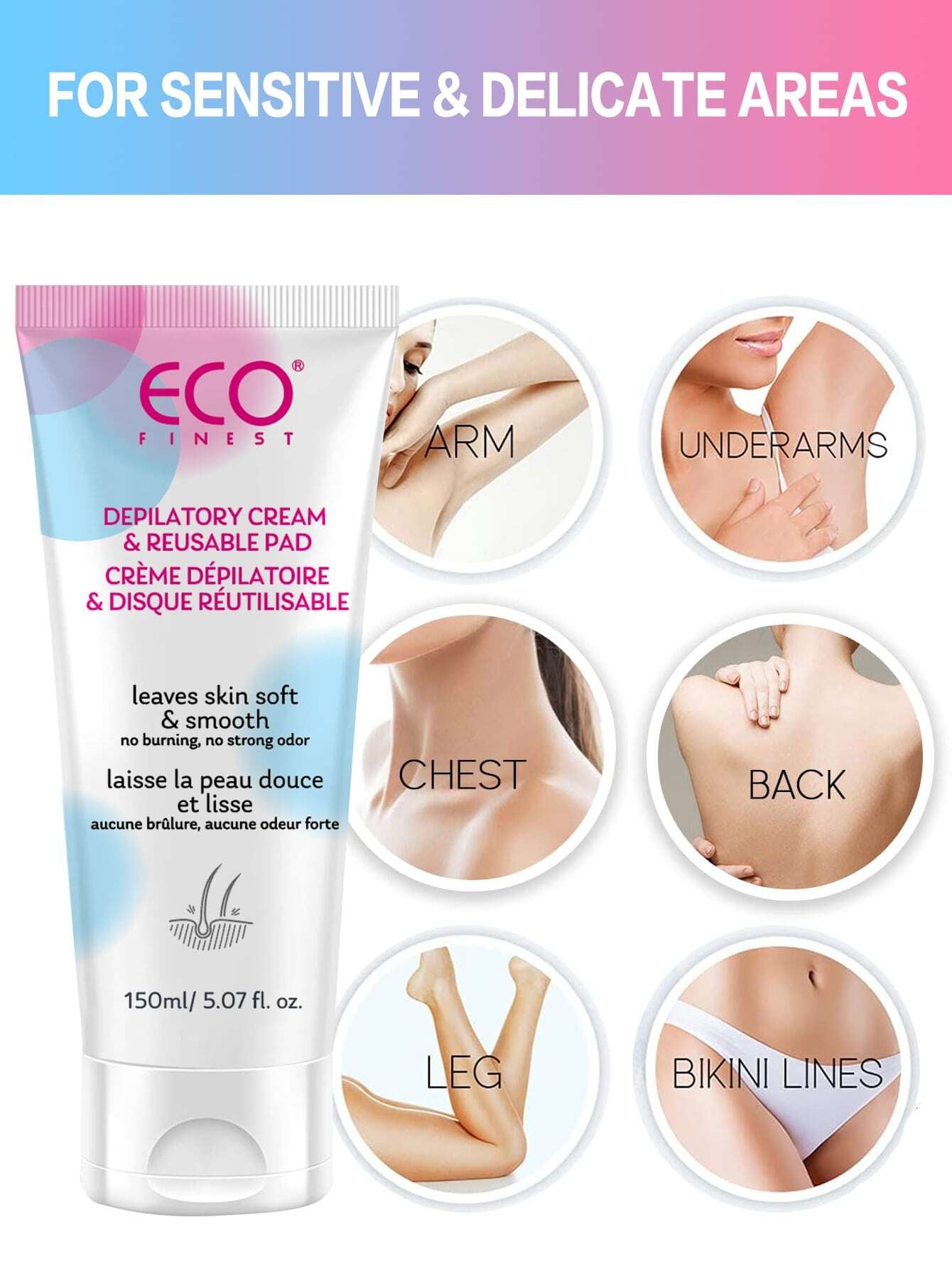 ECO Ha R Cea 150m5.07oz, 1pcs Body Care Wax Comfort Cosmetic