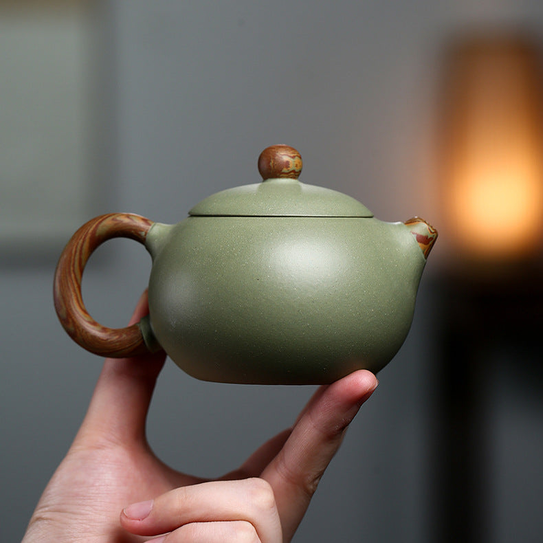 Chinese traditional purple clay pot tea clay manual kung fu tea set home living room purple clay pot business activities accompanied by gifts to elders