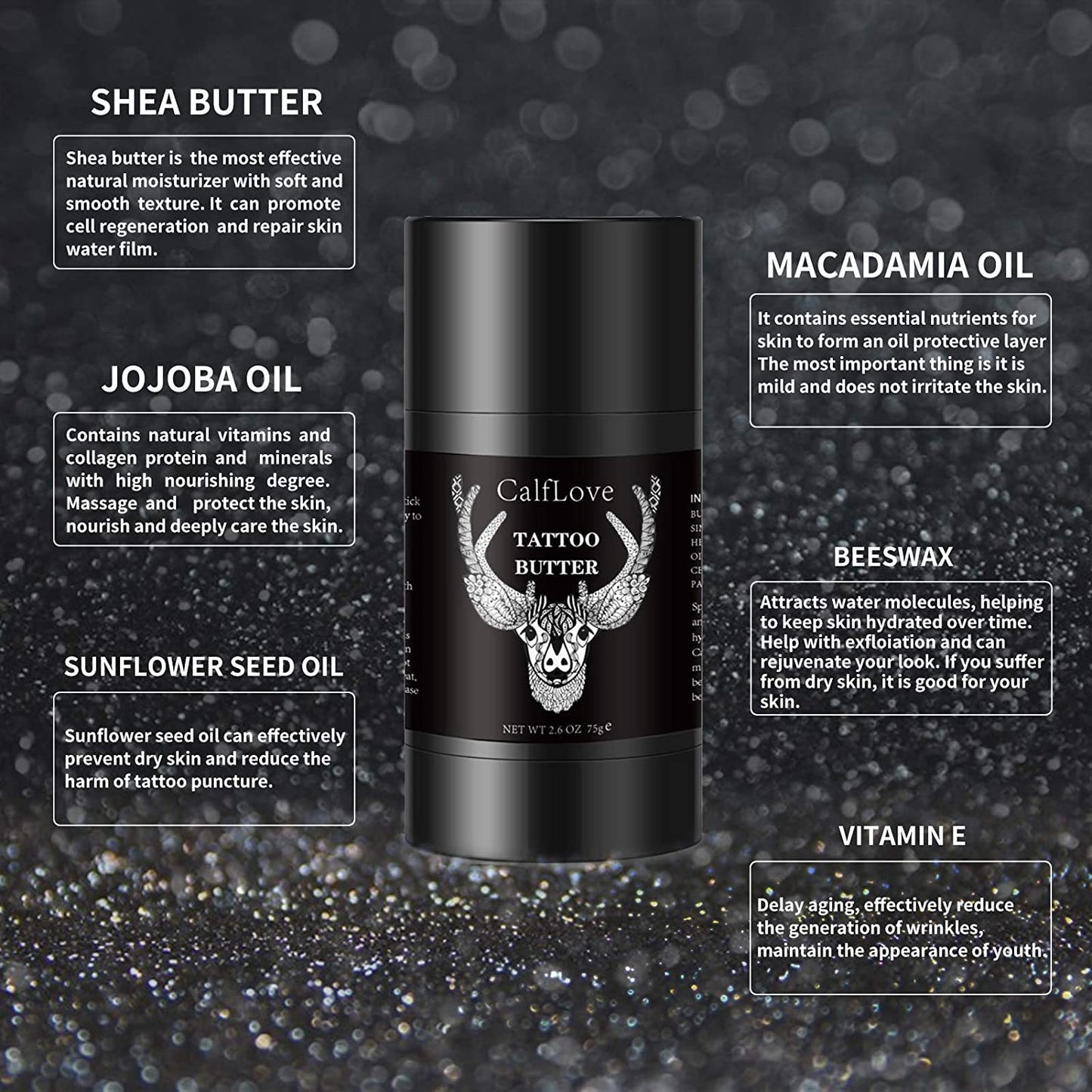 Tattoo Aftercare Butter,New & Old Tattoo Balm,Tattoo Healing Cream to Brighten & Fix Colour Care,Tattoo Aftercare Moisturizer(1.8 oz)