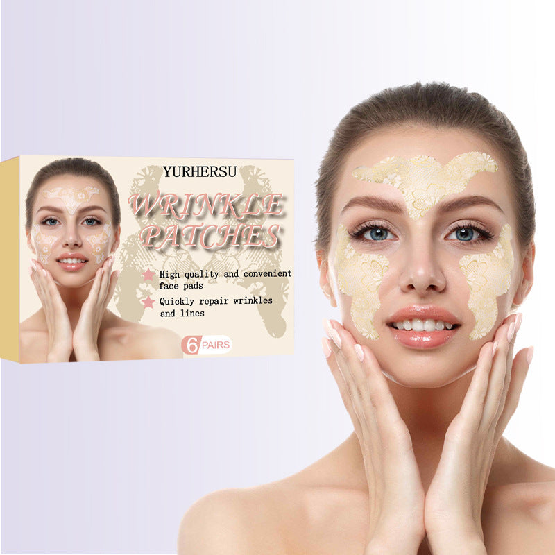 YURHERSU butterfly-shaped mask patch forehead patch hydrating moisturizing contraction of pores to moisturize and tighten soothing skin