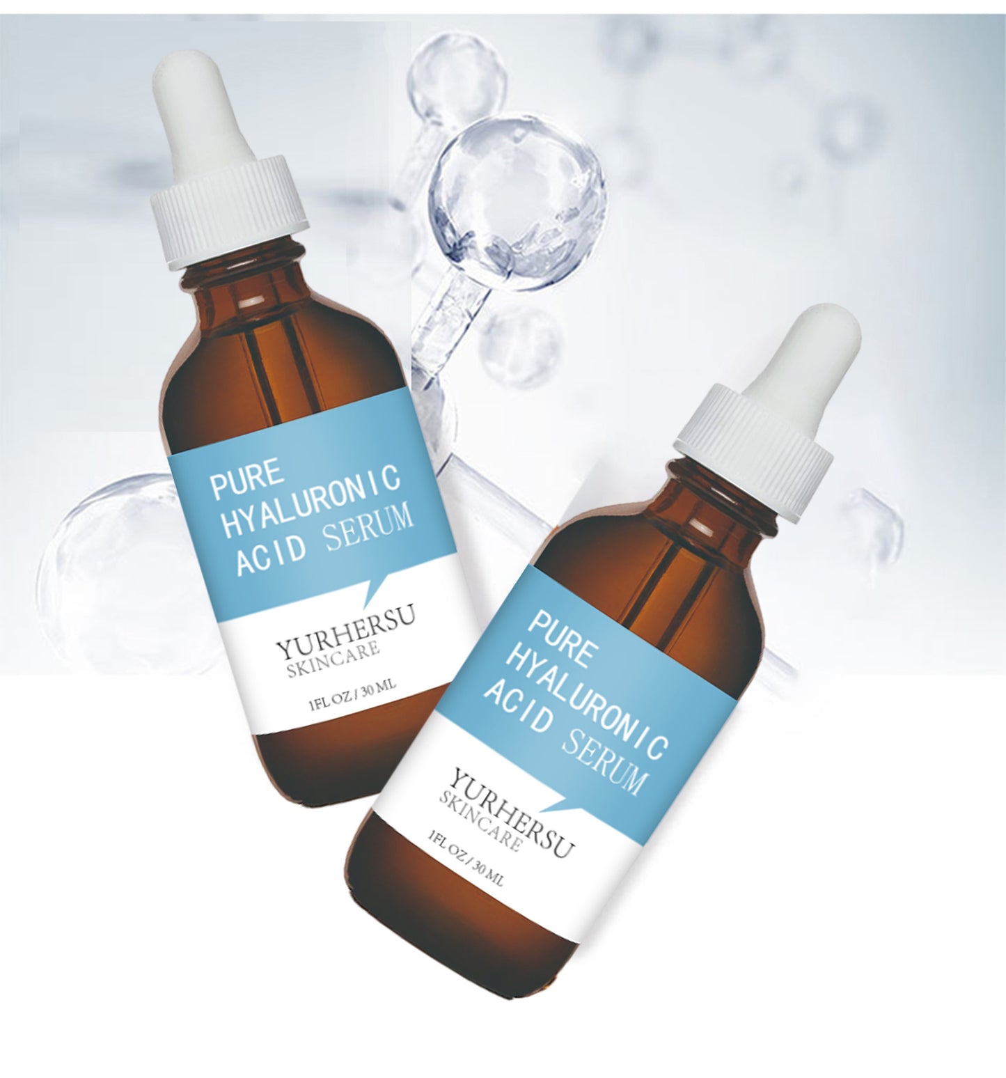 YURHERSU Hyaluronic Acid Original Hydrating Moisturizing Nourishing Firming Repairing Hyaluronic Acid Essence