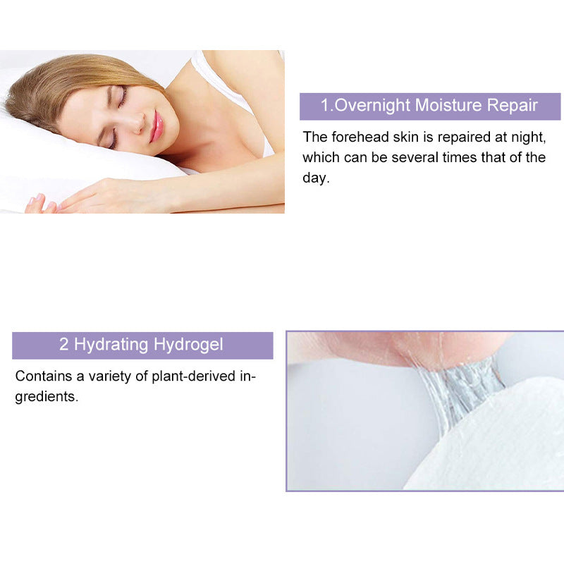 YURHERSU butterfly-shaped mask patch forehead patch hydrating moisturizing contraction of pores to moisturize and tighten soothing skin