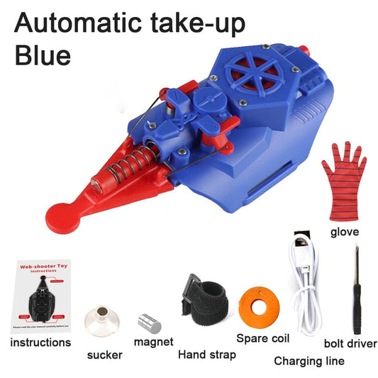 Spiderman launcher spider silk launch kit is super cool