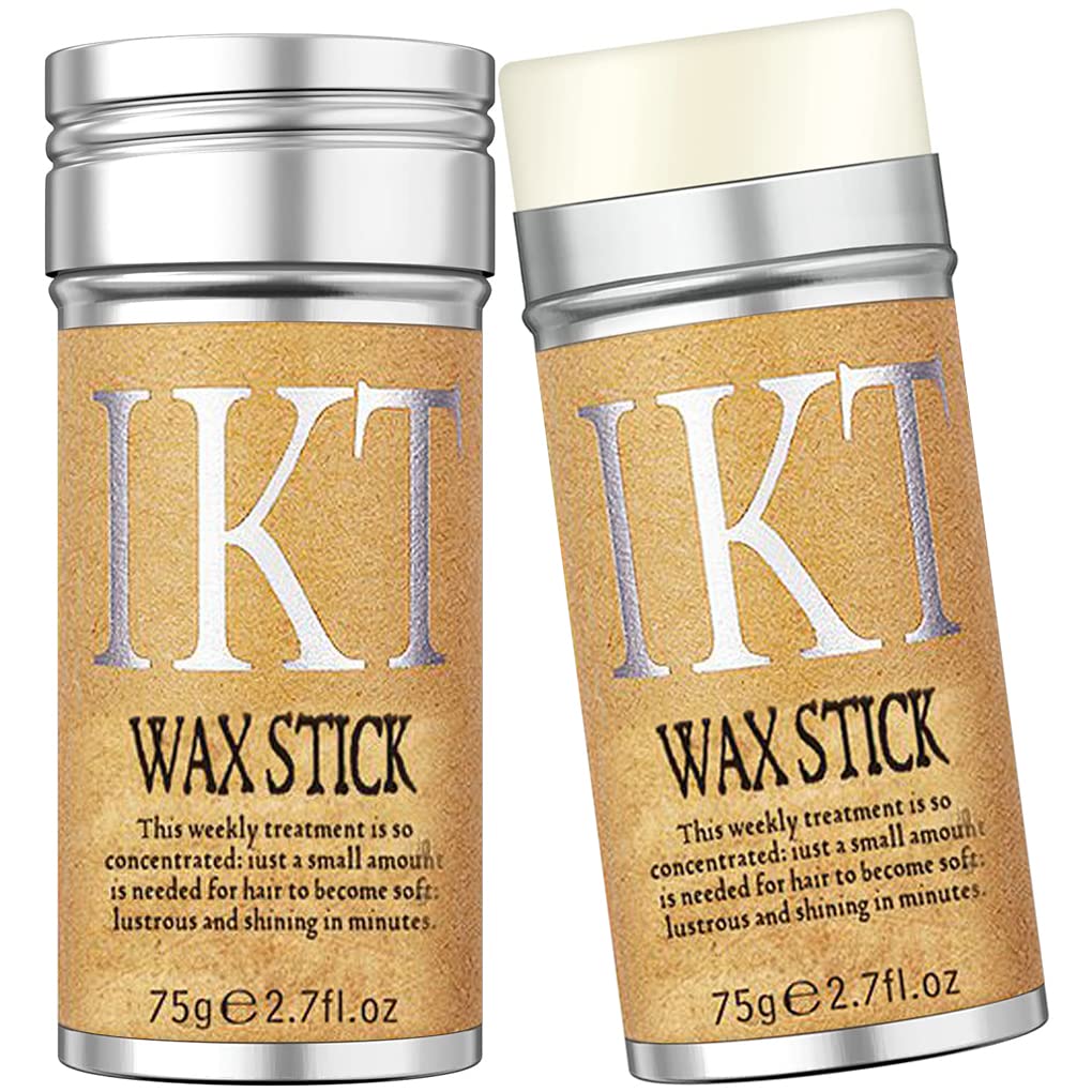 Hair Wax Stick for Wigs, Bed Head Stick Edge Control Slick Stick Hair Pomade Stick Non-greasy Styling Wax, Long Lasting, Temporary Hair Styling Product for Edge Frizz Hair SOVONCARE 2.7 Oz