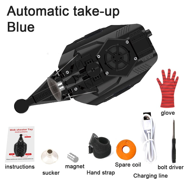 Spiderman launcher spider silk launch kit is super cool