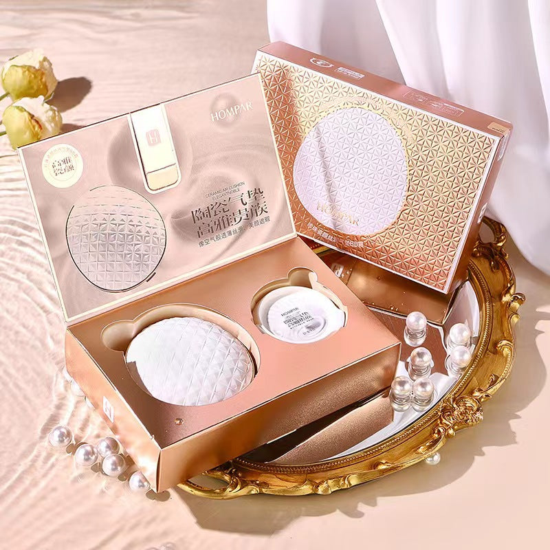 White shell Makeup bb cushion set