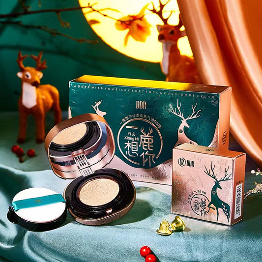 Green deer Makeup bb cushion set