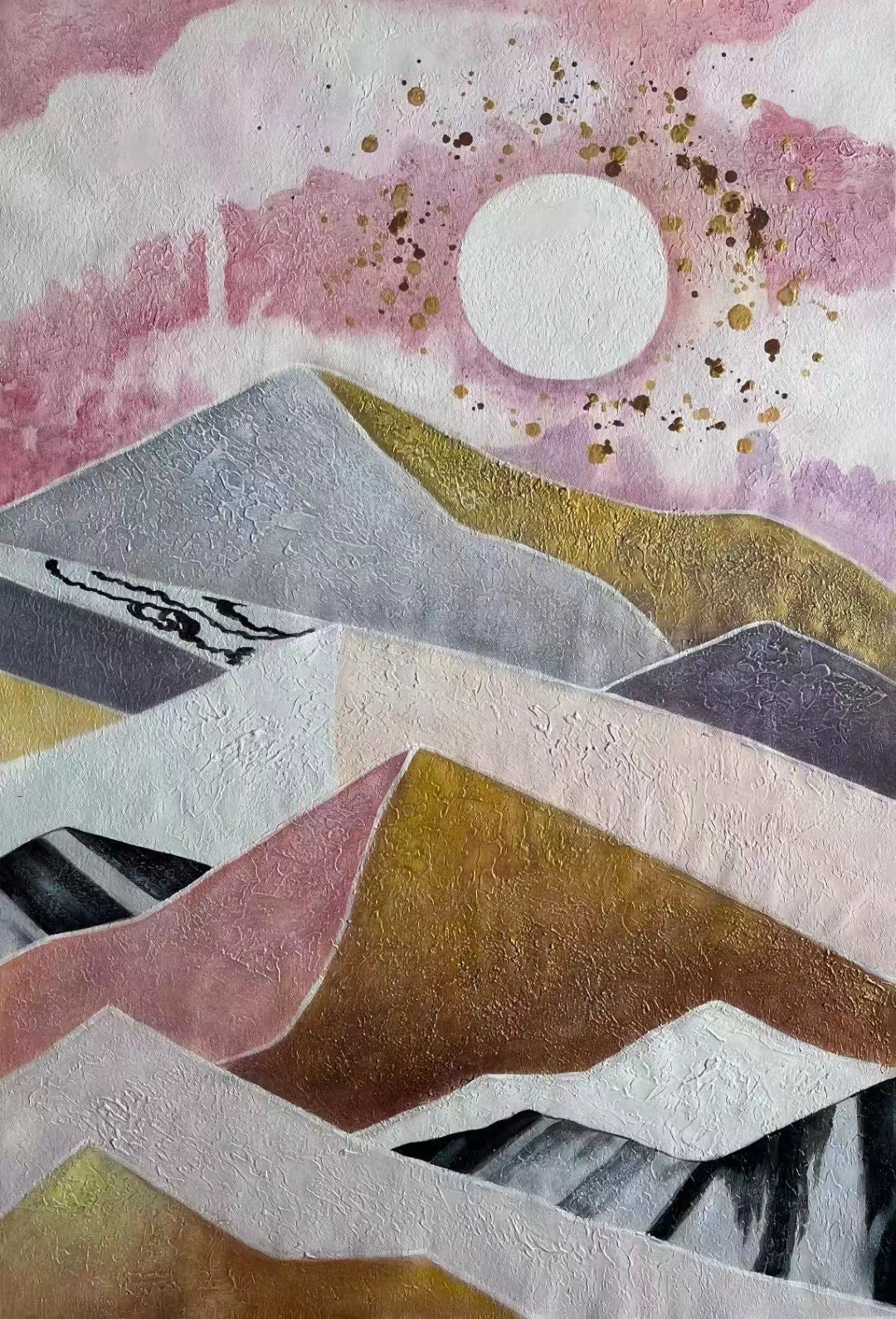 Decorative abstract painting