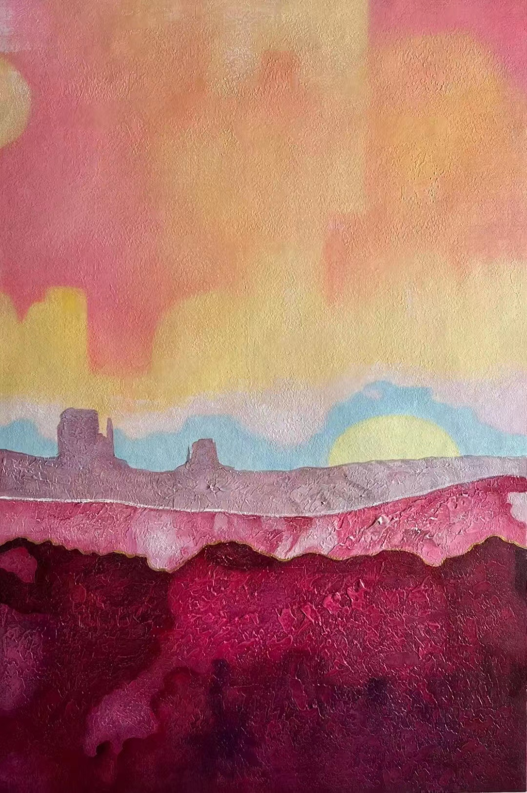 Decorative abstract painting