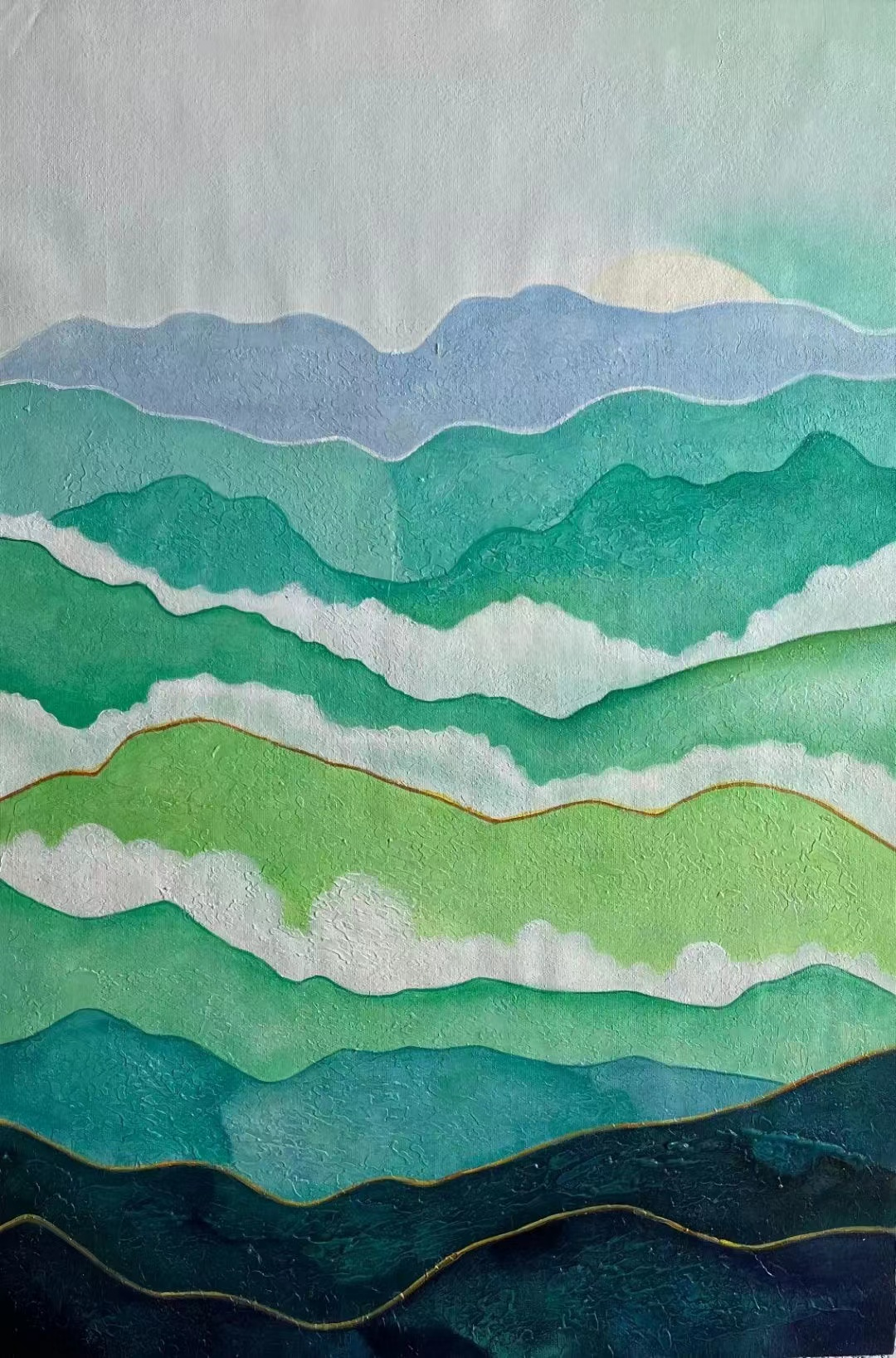 Decorative abstract painting