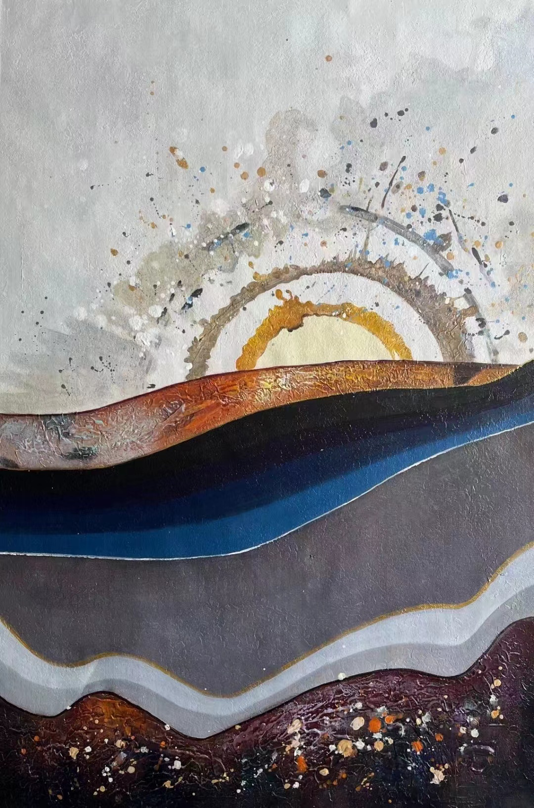 Decorative abstract painting