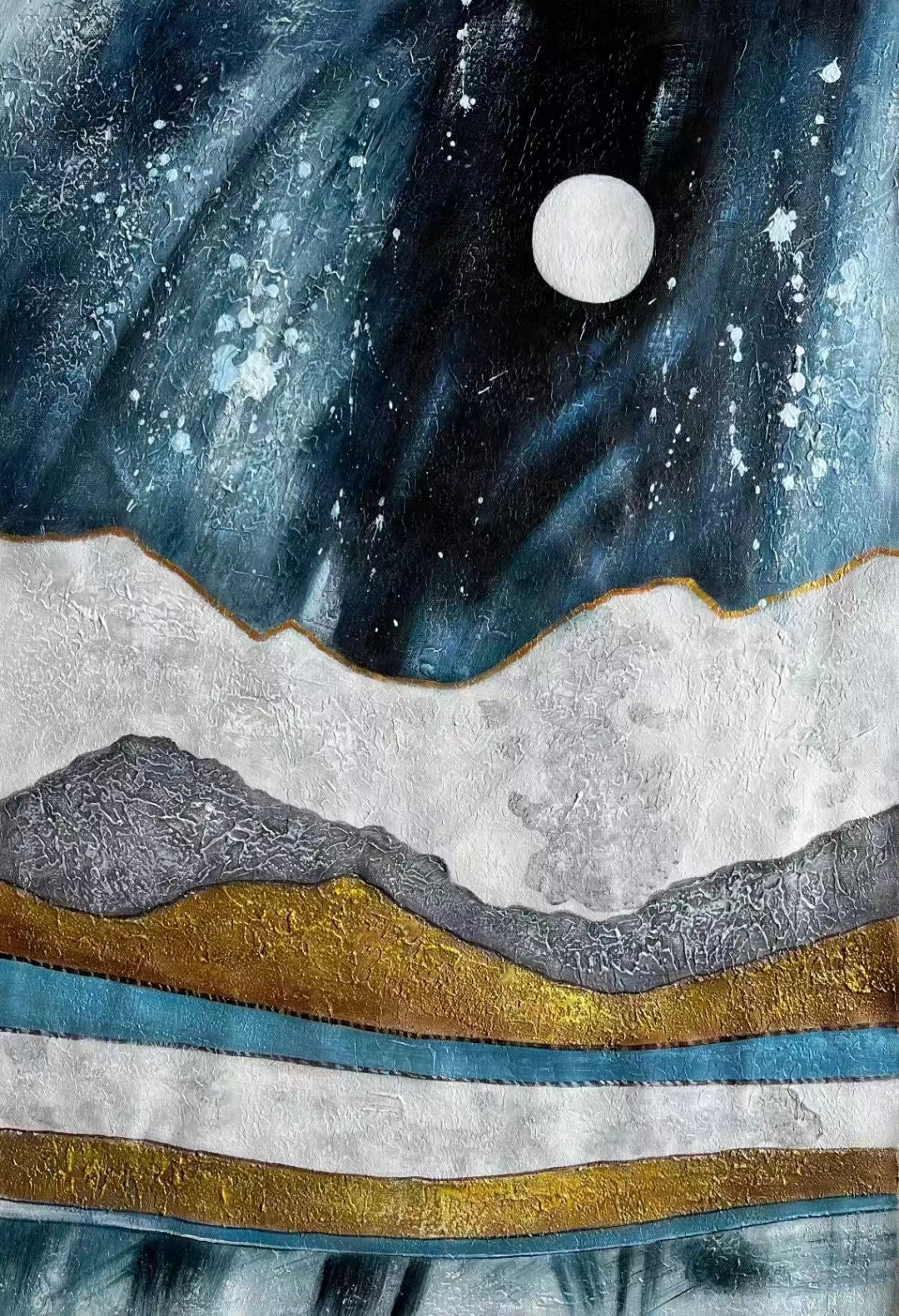 Decorative abstract painting