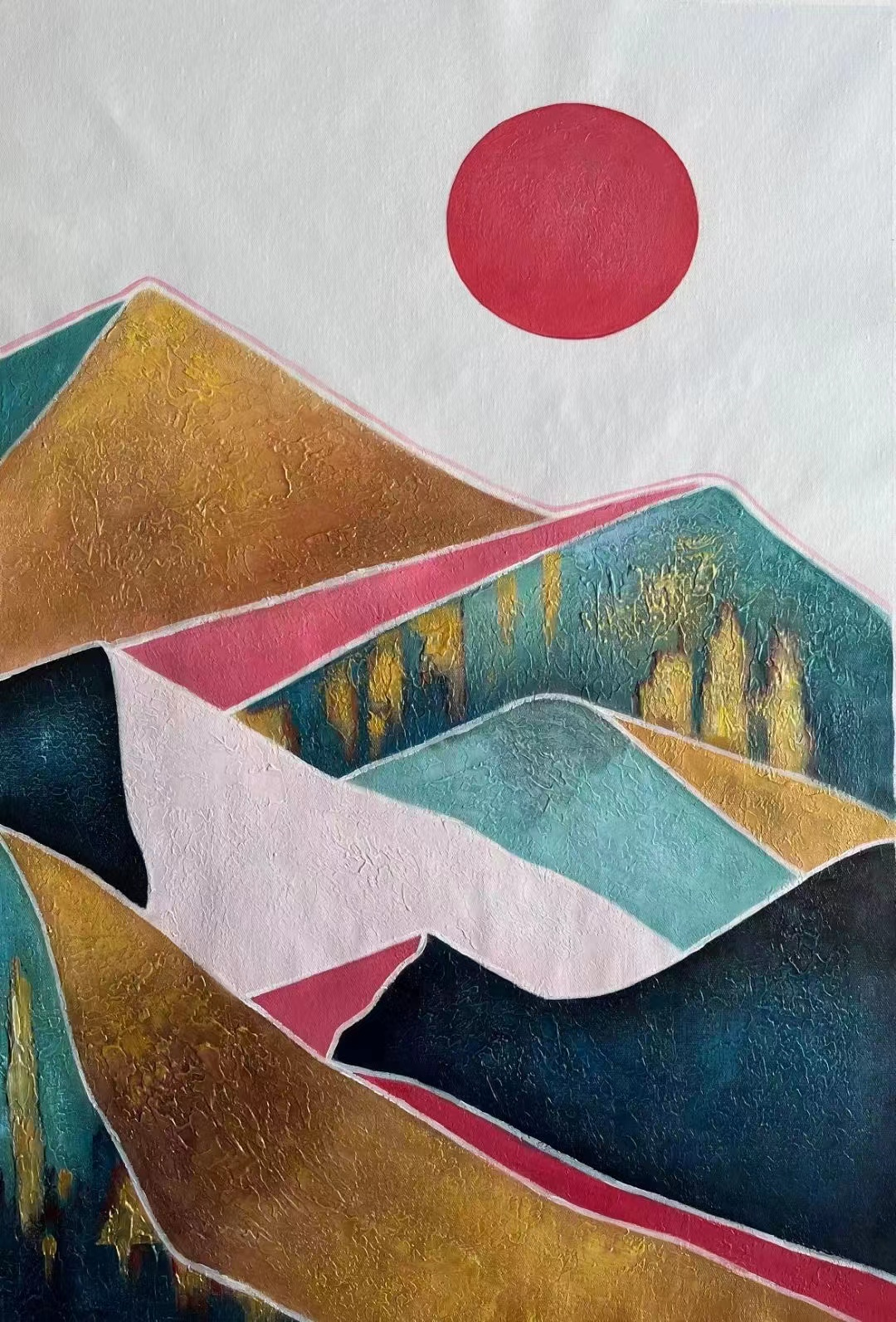 Decorative abstract painting