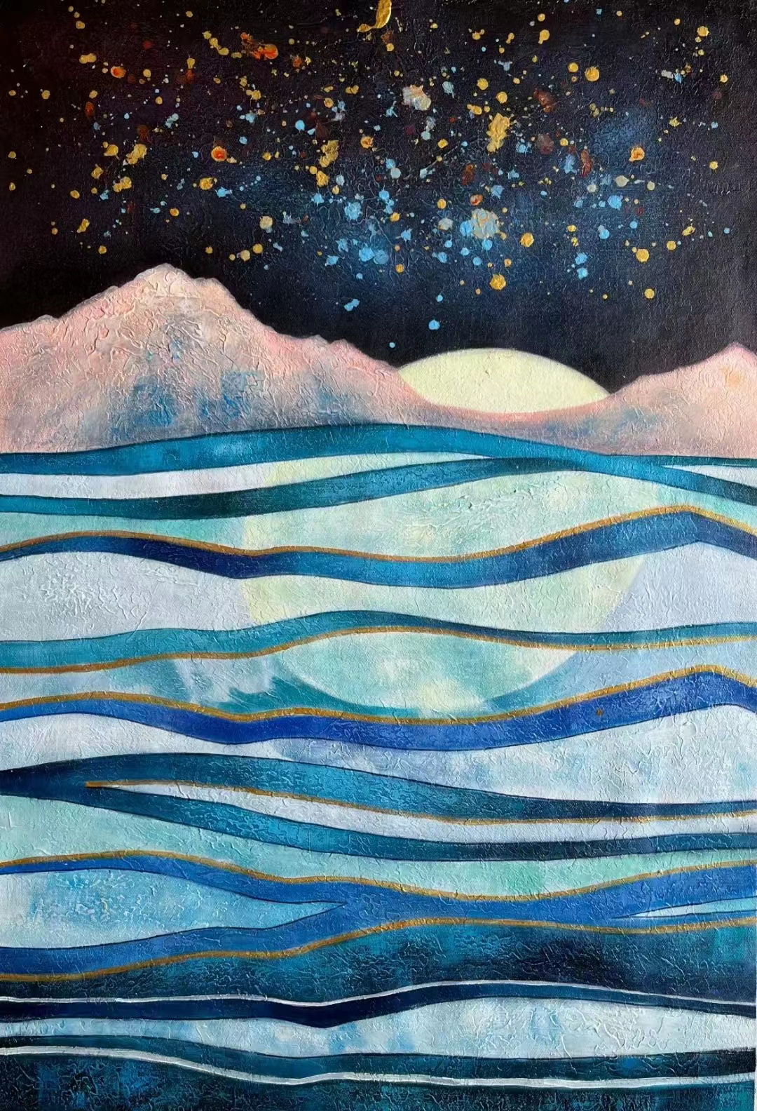 Decorative abstract painting