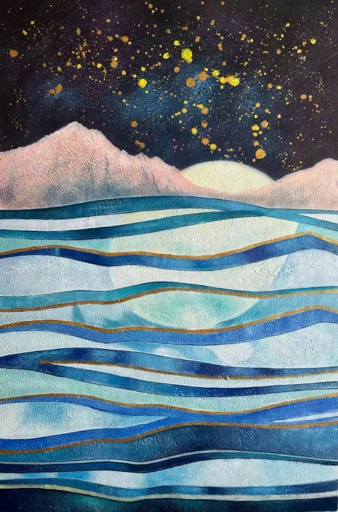 Decorative abstract painting