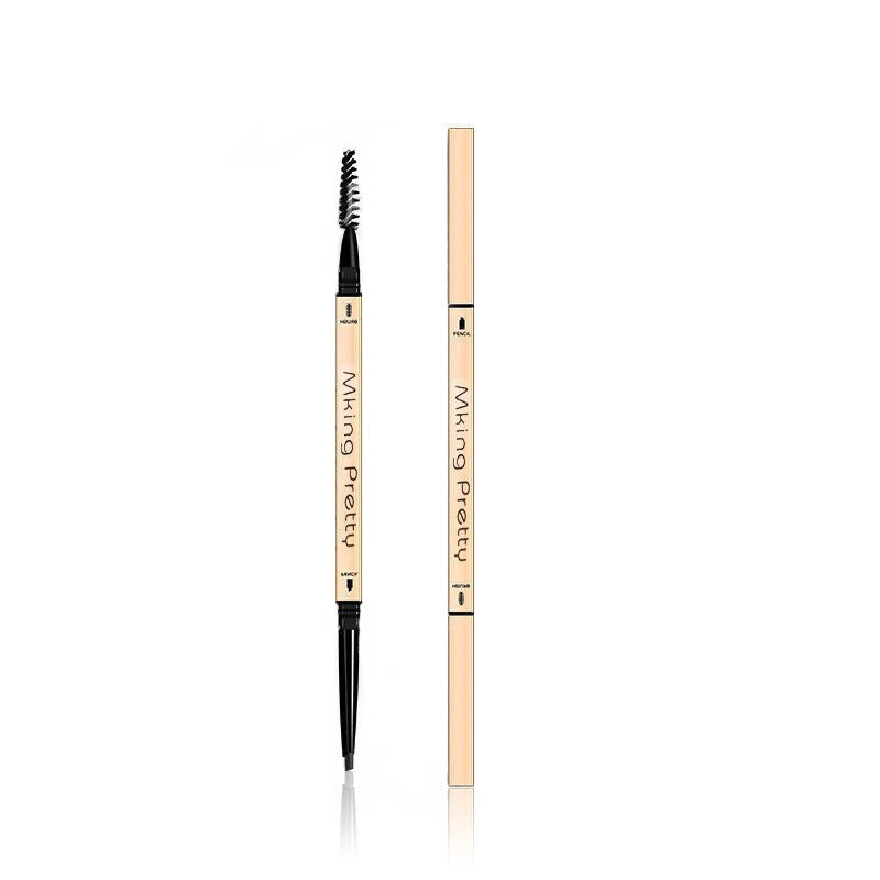 Small gold bar double-ended eyebrow pencil